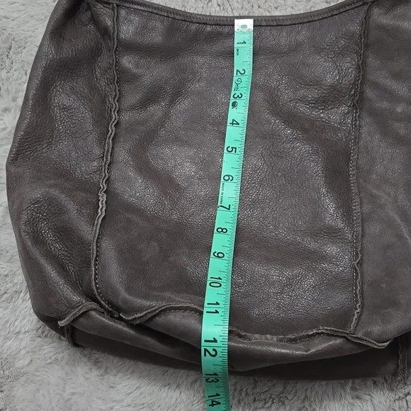 Sundance brown gray made in Italy gbo shoulder bag - Picture 5 of 9